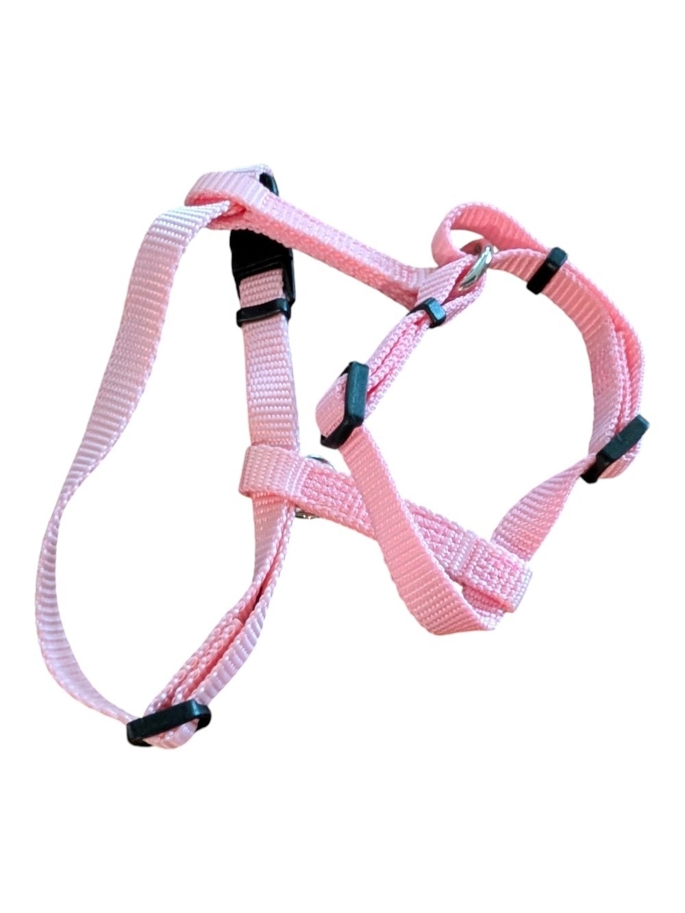 Pink Adjustable Nylon Dog Harness